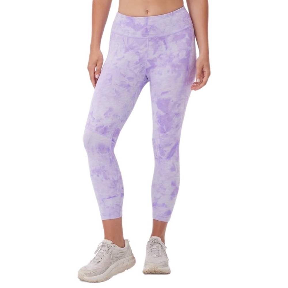 Outdoor Voices Move Free 3/4 Legging Small Purple Tie Dye